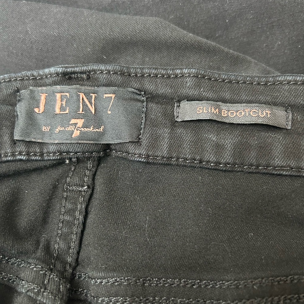 Jen 7 For All Mankind Black Slim Bootcut
Jeans Womems Size 10 - Picture 7 of 10